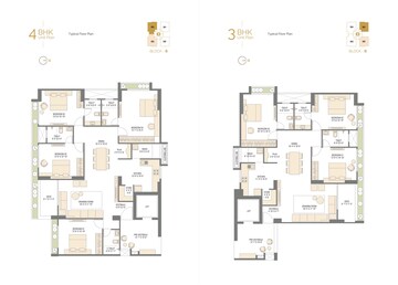 Floor Plan in 4 BHK Builder Floor at Thaltej Shilaj Road – for Sale