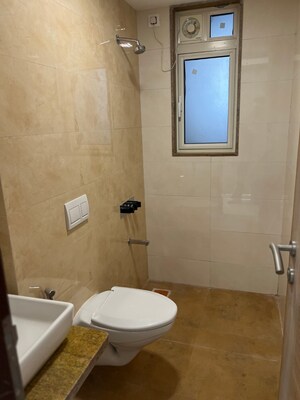 Bathroom in 4 BHK Apartment at Rajesh Raj Infinia, Malad West – for Rent