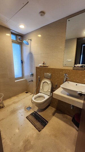 Bathroom in 2 BHK Apartment at Garden Colony, Mahim – for Rent