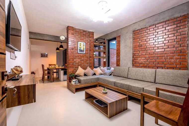 Living Room, arete-india-our-homes-3 2 Bedroom 703 Sq.Ft. Apartment In Sohna Sector 6 Gurgaon 9233915