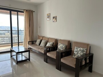 Living Room in 2 BHK Apartment at Majestique Signature Towers, Balewadi – for Rent