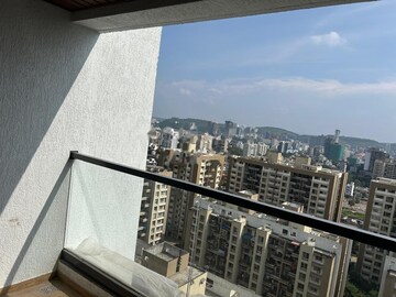 Balcony in 2 BHK Apartment at Majestique Signature Towers, Balewadi – for Rent