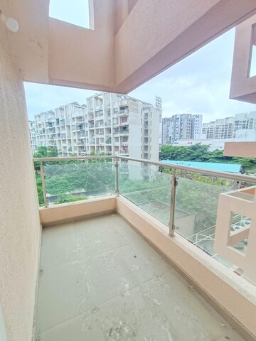 Balcony in 2 BHK Apartment at Urban Skyline Phase 1, Ravet – for Rent