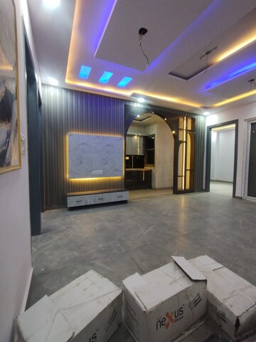 Living Room in 3 BHK Builder Floor at Neelkanth Apartment II, Burari – for Sale