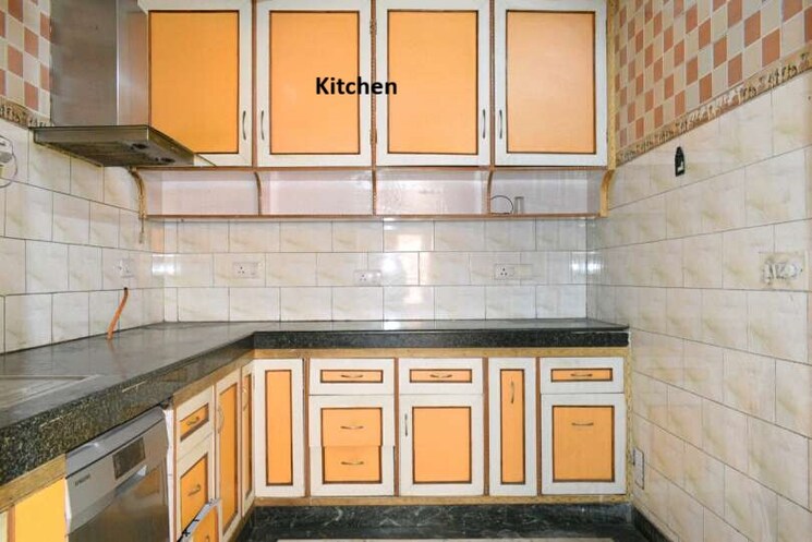 Kitchen, east of kailash 2 Bedroom 1000 Sq.Ft. Builder Floor In East Of Kailash Delhi 9234045