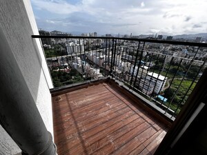 Balcony in 3 BHK Apartment at Rahul Aston, Hinjewadi – for Rent