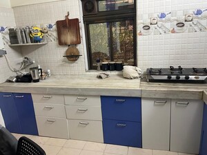 Kitchen in 1 BHK Apartment at Sai Prasad CHS, Andheri East – for Rent