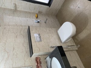 Bathroom in 3 BHK Apartment at Shapoorji Pallonji Sensorium, Hinjewadi – for Rent