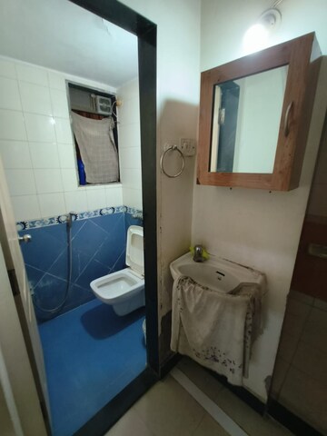 Bathroom in 1 BHK Apartment at Kashish Tower, Lal Bahadur Shastri Road – for Rent