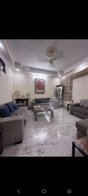 Living Room in 2 BHK Builder Floor at Saket – for Rent