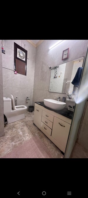 Bathroom in 2 BHK Builder Floor at Saket – for Rent