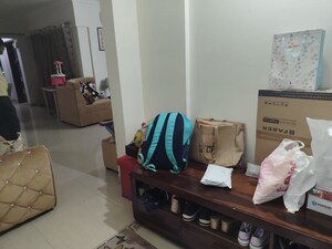 Living Room in 3 BHK Apartment at Brahma Suncity, Wadgaon Sheri – for Sale