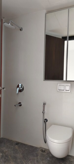 Bathroom in 3 BHK Apartment at Lodha The Park, Worli – for Rent