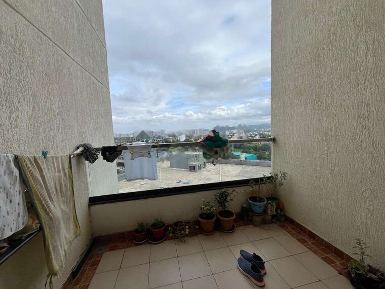 Balcony, vj-yashwin-nuovo-centro 2 Bedroom 618 Sq.Ft. Apartment In Wakad Pune 9234332