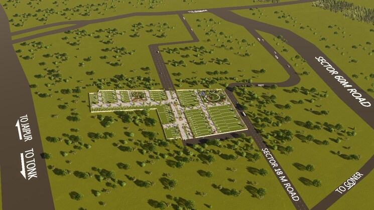 Exterior View, goner road  233 Sq.Yd. Plot In Goner Road Jaipur 9234526