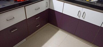 Kitchen in 2 BHK Apartment at Deep Satyadeep Heights, Makarba – for Rent