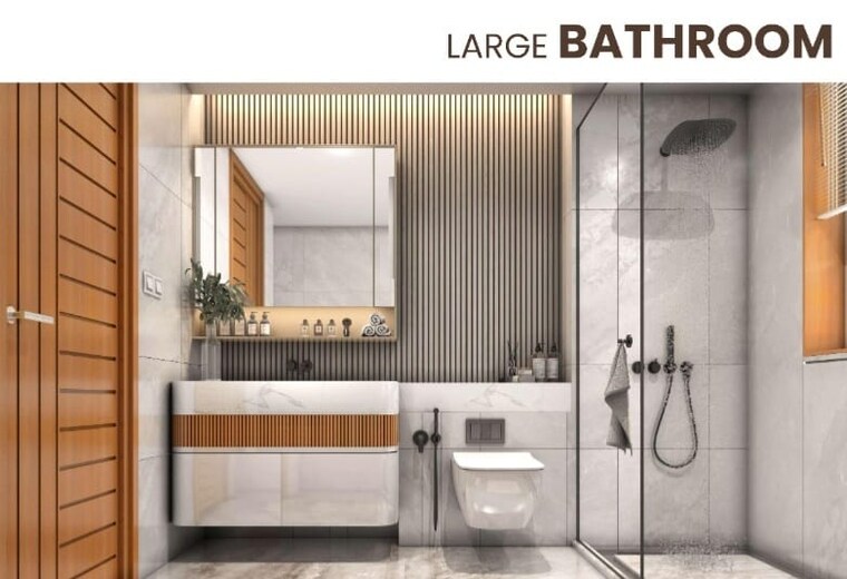 Bathroom, dona paula 3 Bedroom 170 Sq.Mt. Apartment In Dona Paula Goa 9234620