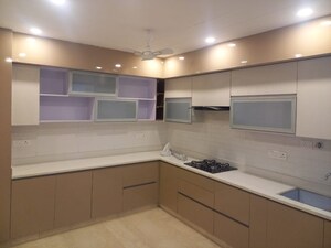 Kitchen in 4 BHK Apartment at Greater Kailash I – for Rent