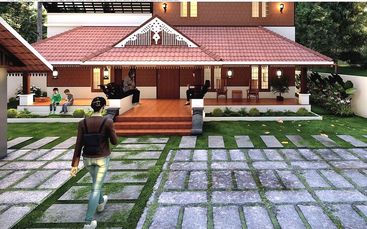 Garden, kalmandapam 3 Bedroom 2000 Sq.Ft. Independent House In Kalmandapam Palakkad 9234663