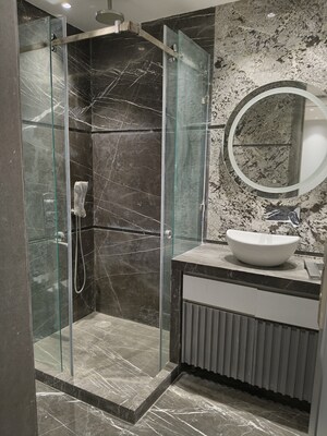 Bathroom in 4 BHK Apartment at Navjeevan Vihar – for Sale