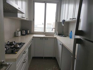 Kitchen in 3 BHK Apartment at Indiabulls Sky Forest, Lower Parel – for Rent