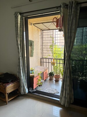 Living Room in 1 BHK Apartment at Fiama Residency, Ghodbunder Road – for Sale