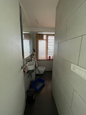 Bathroom in 2.5 BHK Apartment at Wadhwa Imperial Heights, Goregaon West – for Rent
