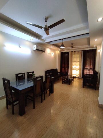 Living Room in 3 BHK Apartment at Kailash Colony – for Rent