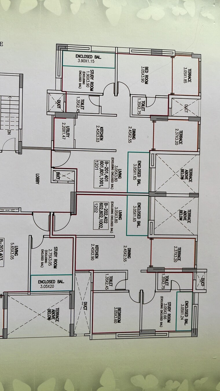 Floor Plan, kolte-patil-beryl 2 Bedroom 1115 Sq.Ft. Apartment In Kharadi Pune 9234945