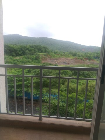Balcony in 1 BHK Apartment at Purushottam Plaza, Kasarvadavali – for Rent