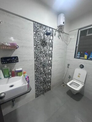 Bathroom in 1 BHK Apartment at Anurag CHS Bhayander, Bhayandar East – for Rent