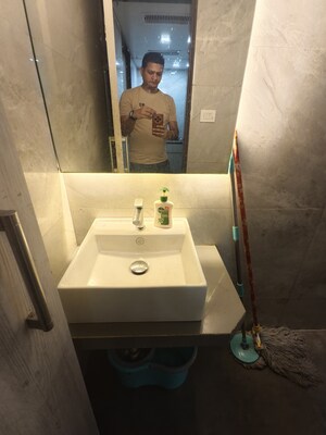 Bathroom in  Office Space at Balaji Mayuresh Square, Cbd Belapur Sector 15 – for Rent