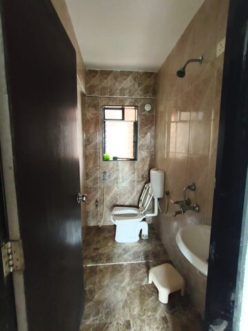 Bathroom in 1 BHK Apartment at Shruti Park, Dhokali – for Rent