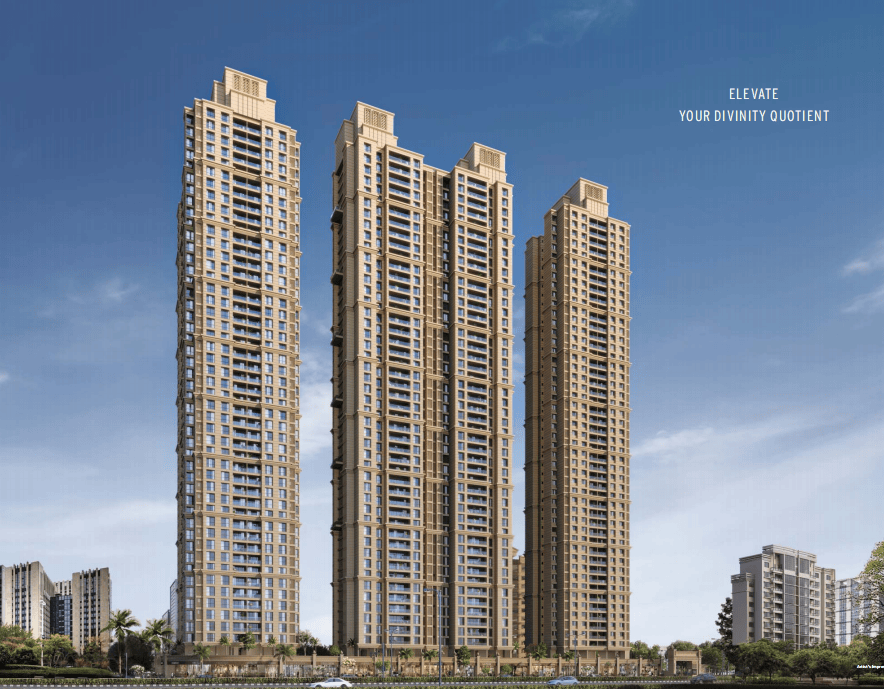 2 BHK + Servant Room 874 Sq.Ft. Apartment in Shreeji Divine