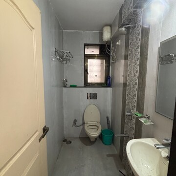 Bathroom in 3 BHK Apartment at National Harmony, Panvel Sector 15a – for Rent