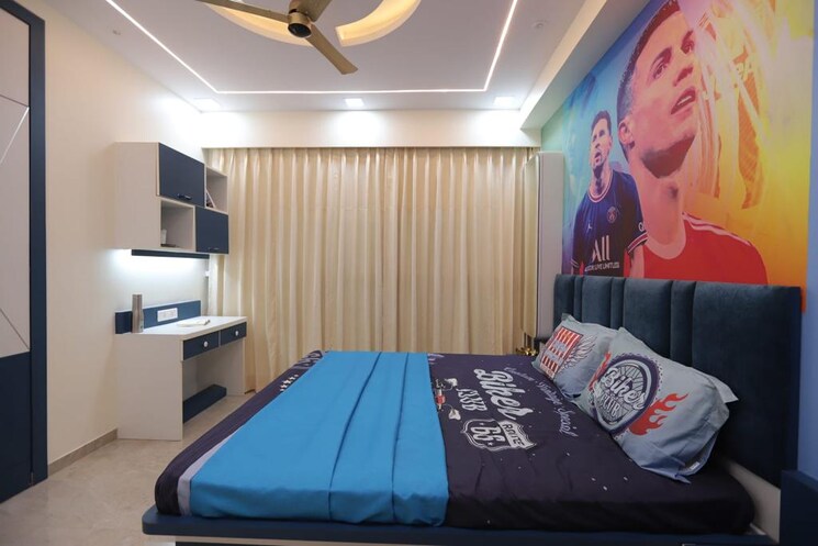 Bedroom, hiranandani-tribeca 3 Bedroom 950 Sq.Ft. Apartment In Ghodbunder Road Thane 9235317