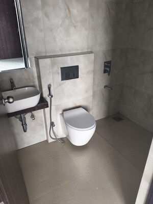 Bathroom in 2 BHK Apartment at Raymond Ten X Habitat, Pokhran Road No Two – for Rent