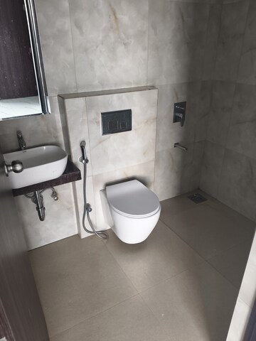 Bathroom in 2 BHK Apartment at Raymond Ten X Habitat, Pokhran Road No Two – for Rent