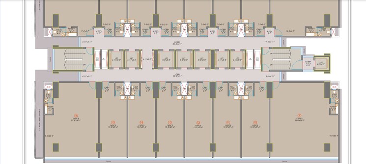 Master Plan, bhoomi-9-business-bay Commercial Office Space 1229 Sq.Ft. In Malad West Mumbai 9235598