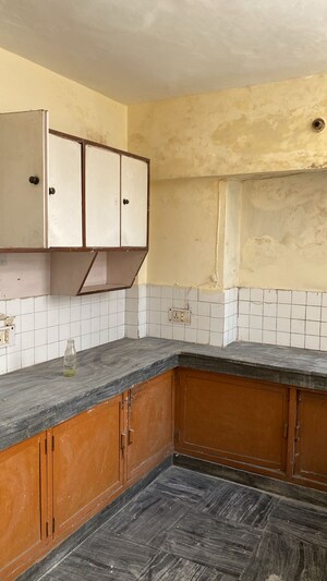 Kitchen in 2 BHK Builder Floor at Greater Kailash – for Rent