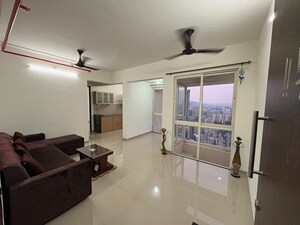 Living Room in 2 BHK Apartment at Lodha Luxuria, Majiwada – for Rent