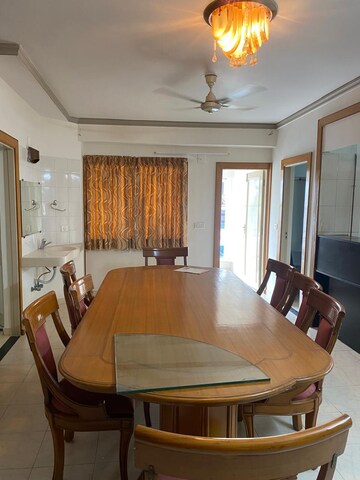 Living Room in 4 BHK Apartment at Bodakdev – for Rent
