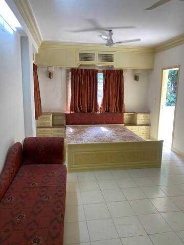 Living Room in 4 BHK Apartment at Bodakdev – for Rent