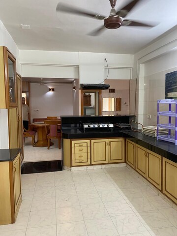 Kitchen in 4 BHK Apartment at Bodakdev – for Rent