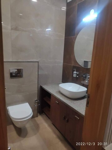 Bathroom in 2 BHK Builder Floor at Ambience Mall, Sector 24 – for Rent