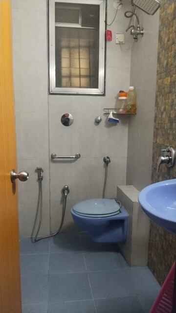 Bathroom in 4 BHK Apartment at Shah & Chheda Mahavir Ornate, Kopar Khairane – for Sale