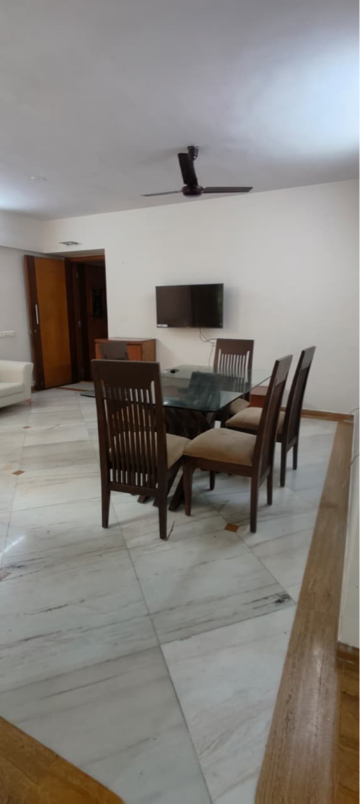 Living Room in 3 BHK Apartment at Manpada – for Rent