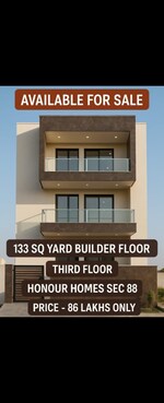 3 BHK + Pooja Room 133 Sq.Yd. Builder Floor in Fidato Honour Homes
