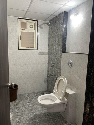 Bathroom in 2 BHK Apartment at Goel Ganga Altus, Kharadi – for Rent