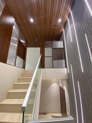 Staircase in 5 BHK Apartment at Sindh Society, Aundh – for Rent